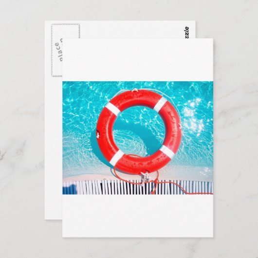 Rettungsschwimmer Postkarte (Vorne/Hinten)