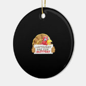 Rettungsschwimmer sind für Quitters Erntedank Spaß Keramik Ornament (Links)