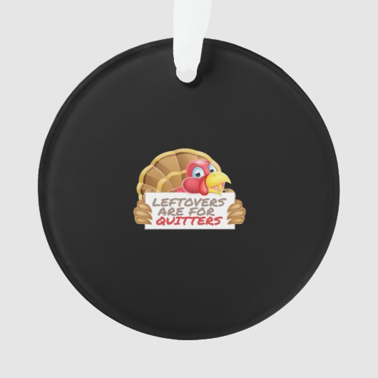 Rettungsschwimmer sind für Quitters Erntedank Spaß Ornament (Vorderseite)