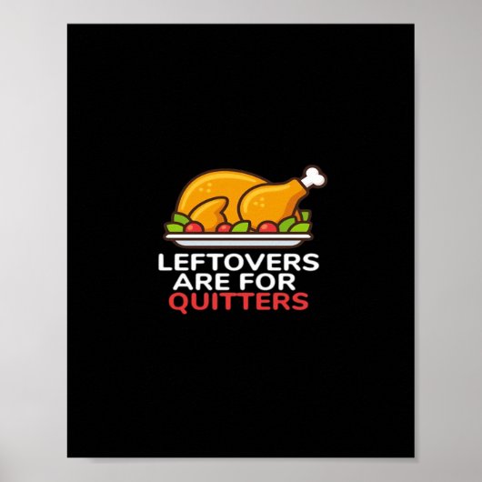 Rettungsschwimmer sind für Quitters Erntedank Spaß Poster (Vorne)