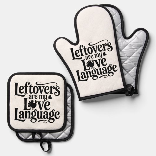 Rettungsschwimmer sind mein Liebe Language Ernteda Ofenhandschuh & Topflappen-Set (Vorderseite/Rückseite)