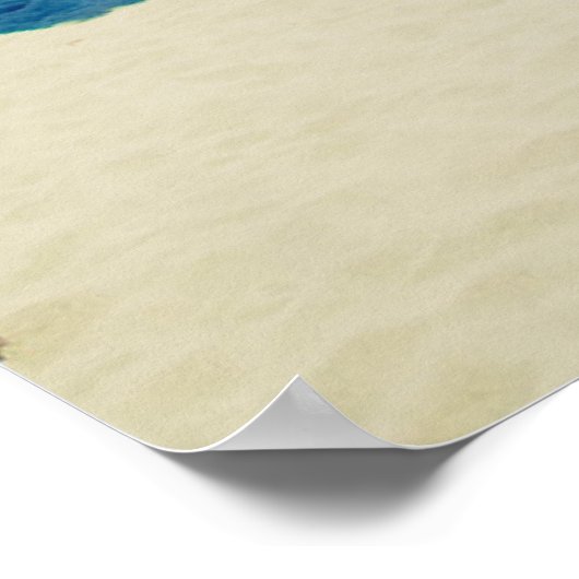 Rettungsschwimmer | South Beach, Miami Poster (Ecke)