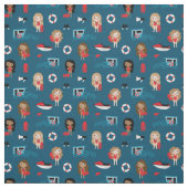 Rettungsschwimmer Stoff (Muster)