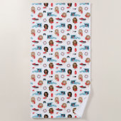 Rettungsschwimmer Strandtuch (Vorderseite)