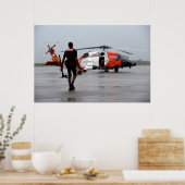 Rettungsschwimmer und MH-60 Jayhawk Poster (Küche)