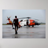 Rettungsschwimmer und MH-60 Jayhawk Poster (Vorne)