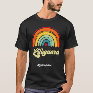 Rettungsschwimmer Vintage Retro Lustiger Job-Titel T-Shirt