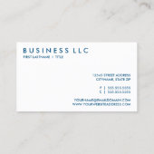 Rettungsschwimmer. Visitenkarte (Rückseite)