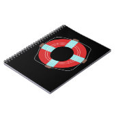 Rettungsschwimmer Wasser schwimmen Sicherheit Rett Notizblock (Linke Seite)