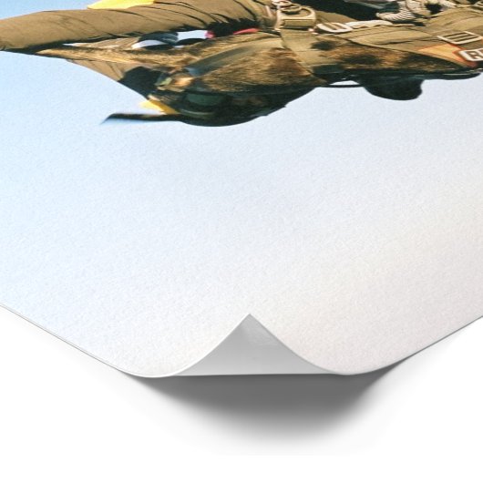 Rettungsspringer Poster (Ecke)