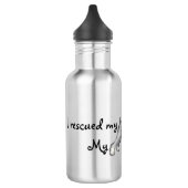 Rettungsstandard Schnauzer Edelstahlflasche (Links)