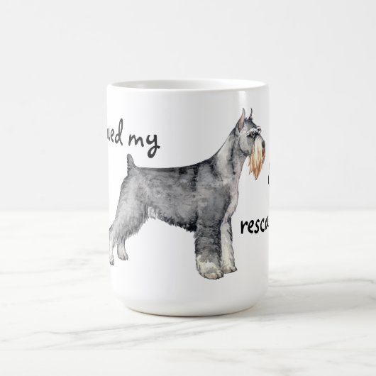 Rettungsstandard Schnauzer Kaffeetasse (Mittel)