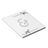 Rettungsstandard Schnauzer Notizblock (angewinkelt)