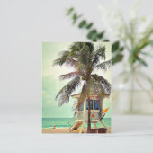 Rettungsstation |Florida Postkarte (Stehend Vorderseite)
