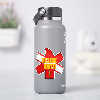 Rettungstaucher Kreuz Aufkleber