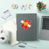 Rettungstaucher Kreuz Aufkleber (iPad Hülle)