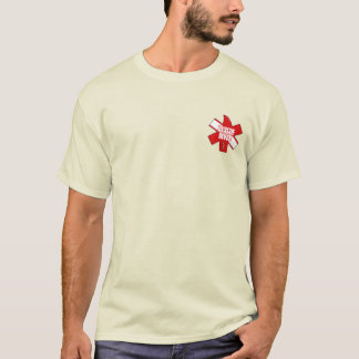Rettungstaucher Kreuz-Taucherflagge Stil 1 T-Shirt
