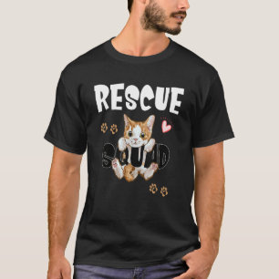 Rettungsteam Rettungshund Katze Tier Adoption Kat T-Shirt