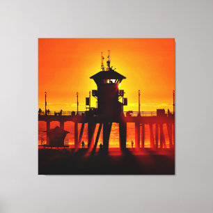 Rettungsturm Zero (Leinwand 100 cm x 100 cm)  Leinwanddruck