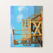 Rettungswache steht Florida. Puzzle (Vertikal)