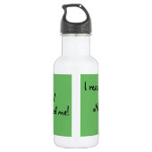 Rettungswagen Edelstahlflasche (Rückseite)