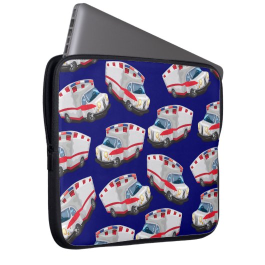 Rettungswagen Laptopschutzhülle (Vorne Rechts)