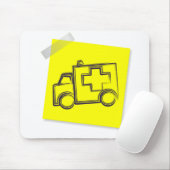 Rettungswagen Mousepad (Mit Mouse)
