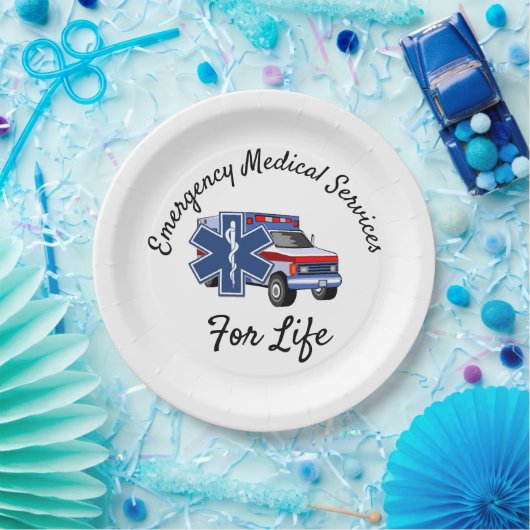 Rettungswagen pappteller (Party)