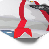 Rettungswagen Poster (Ecke)