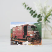 Rettungswagen Postkarte (Stehend Vorderseite)