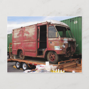 Rettungswagen Postkarte