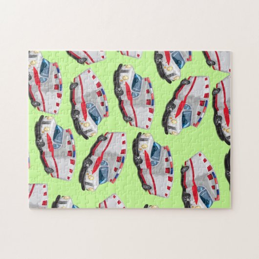 Rettungswagen Puzzle (Horizontal)