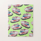 Rettungswagen Puzzle (Vertikal)