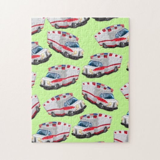 Rettungswagen Puzzle (Vertikal)
