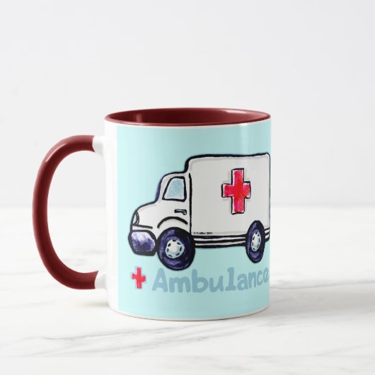 Rettungswagen Tasse (Links)