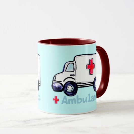 Rettungswagen Tasse (VorderseiteRechts)