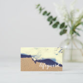 Rettungswelle Visitenkarte (Stehend Vorderseite)