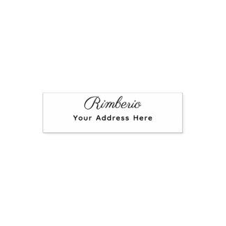 Return Address Elegant Permastempel