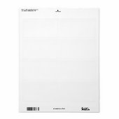 Return Address Label (Vorne)