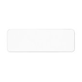 Return Address Label (Vorne)