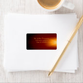 Return Address Label Adressaufkleber (Insitu)