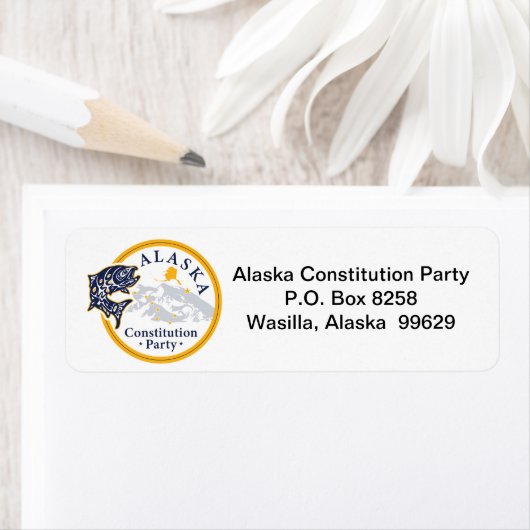 Return Address Label, Alaska Constitution Party (Insitu)