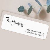 Return Address Label | Modern Minimal Mail Labels