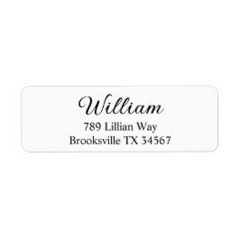 Return Address Labels, Custom Address Sticker,