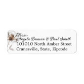 Return Address Labels Soft Rose (Vorne)
