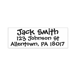 Return Address self Inking Stamp Permastempel