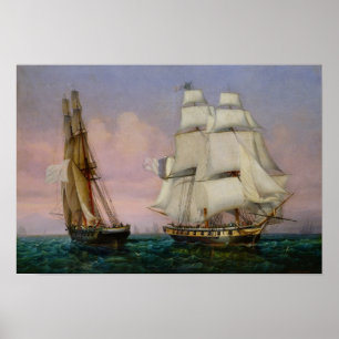 Return from Elba, c.1852 Poster