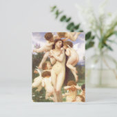 Return of Spring (Le Printemps) by Bouguereau Postkarte (Stehend Vorderseite)