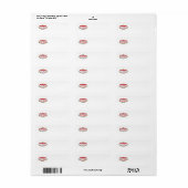Return Wedding in Las Vegas Address Labels (Vorne)