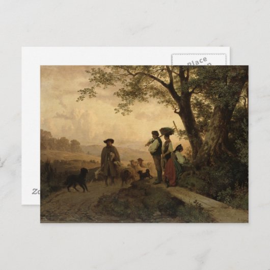 Returning Shepherd Postkarte (Vorne/Hinten)